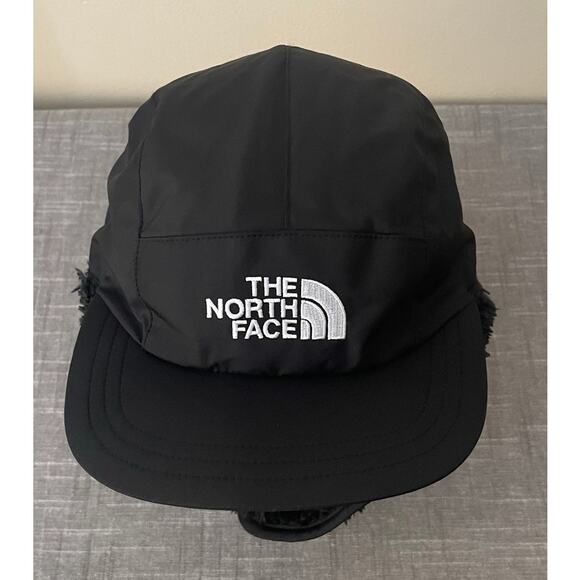 Newt The North Face Kids Size L 10-12Yrs Shasta Black Cozy Trapper Hat - Picture 6 of 15